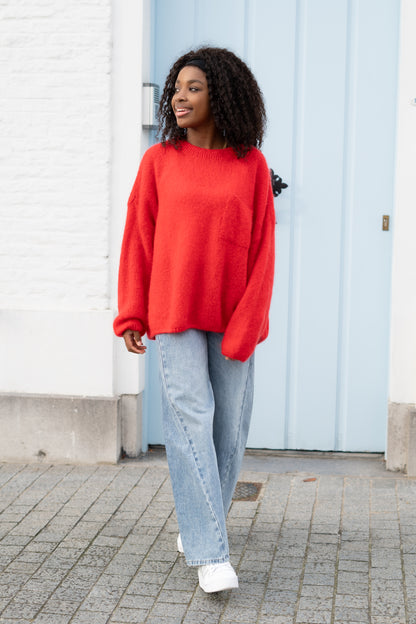 Linette knitwear rood