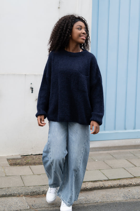 Linette knitwear marine