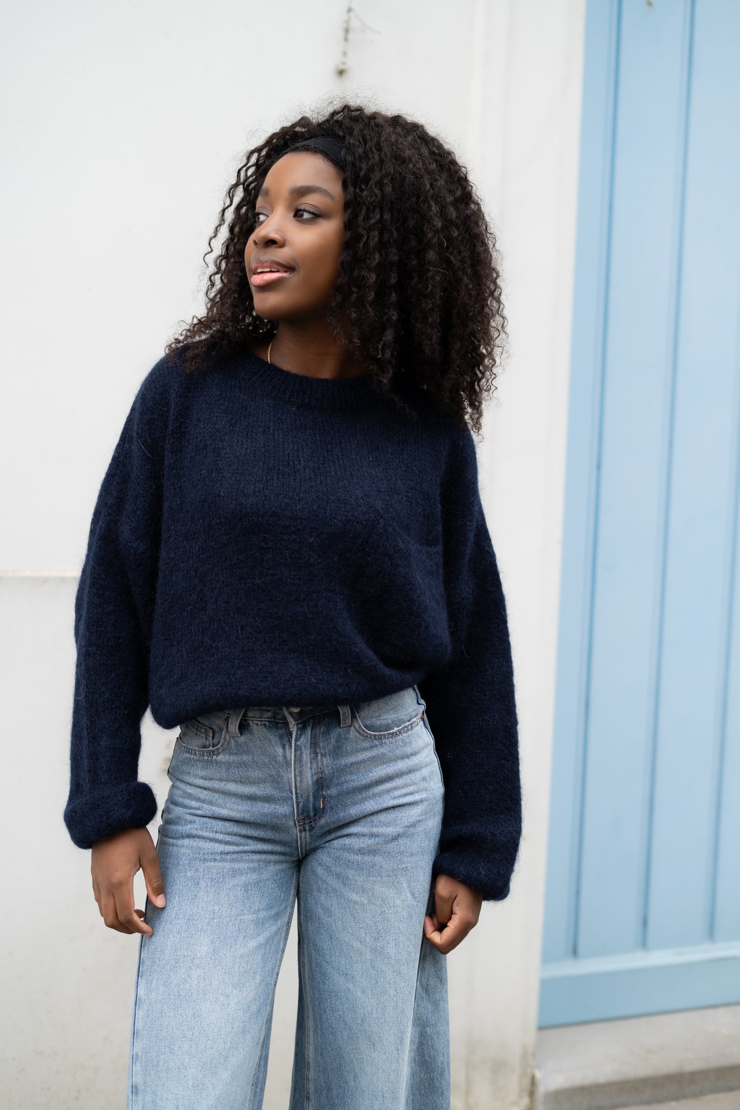 Linette knitwear marine
