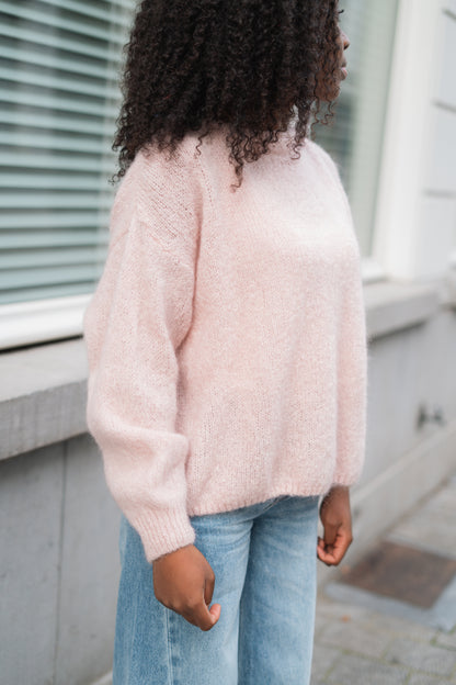 Claire knitwear blush