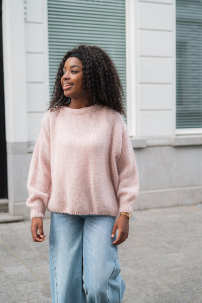 Claire knitwear blush