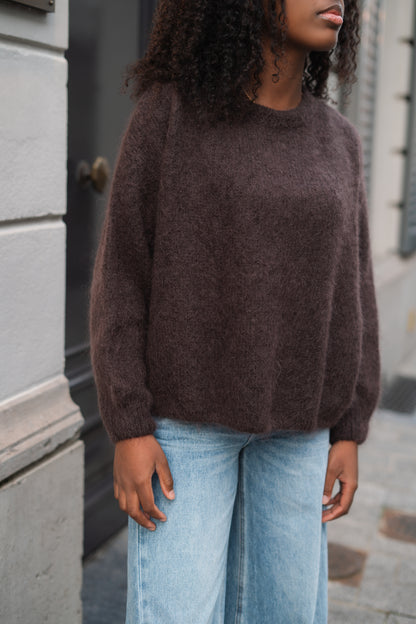 Claire knitwear choco