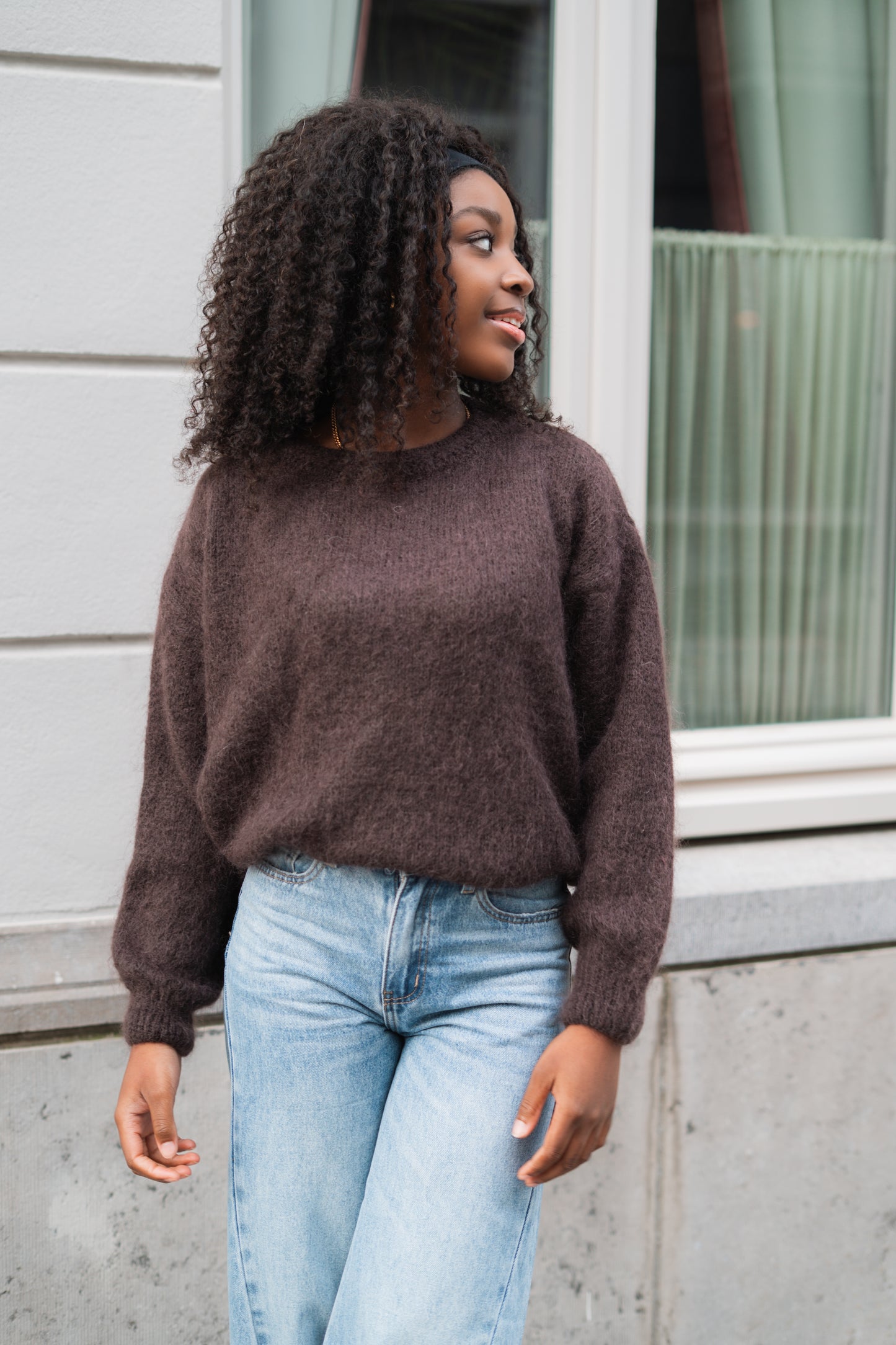 Claire knitwear choco