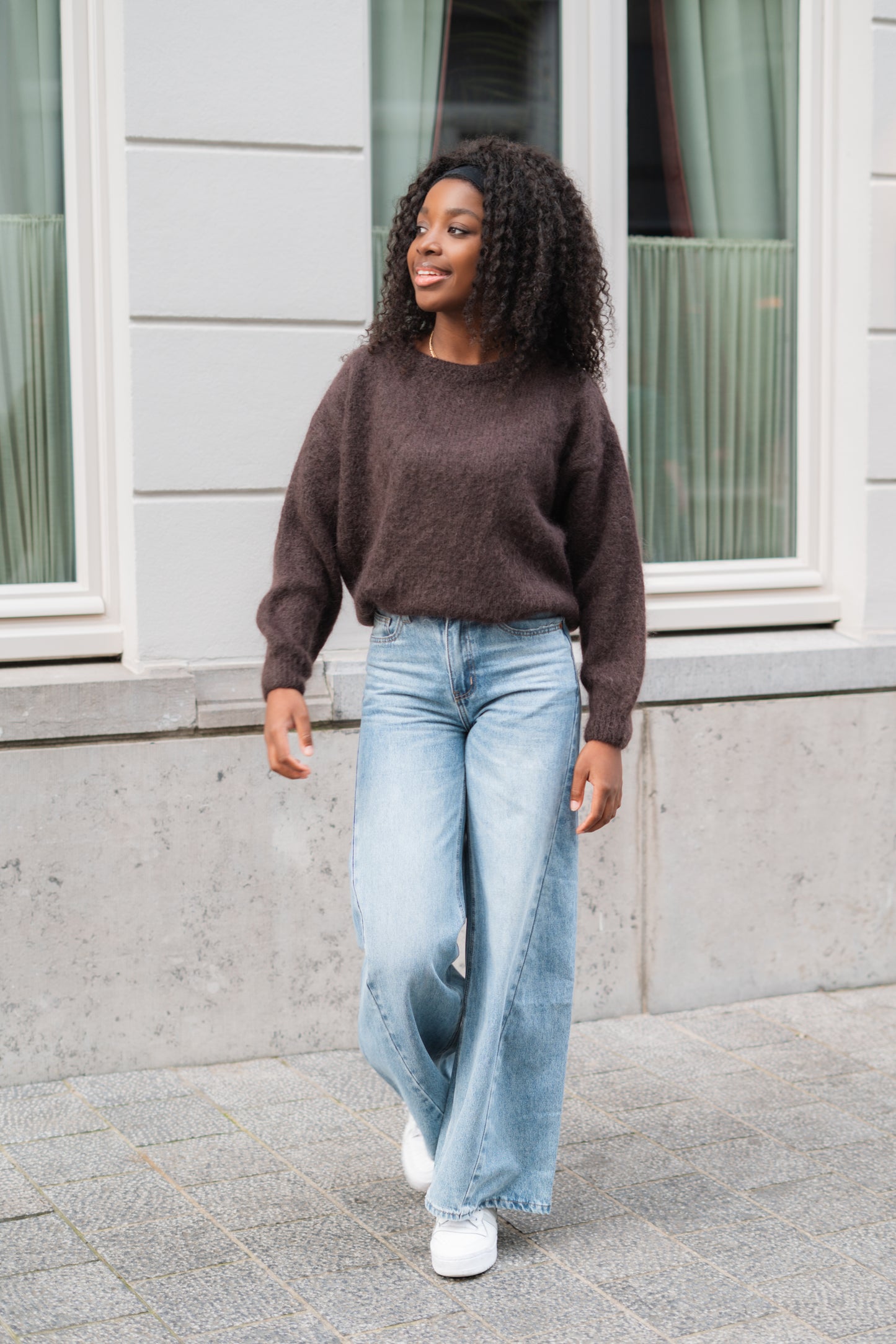 Claire knitwear choco