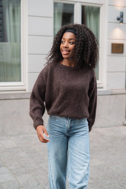 Claire knitwear choco