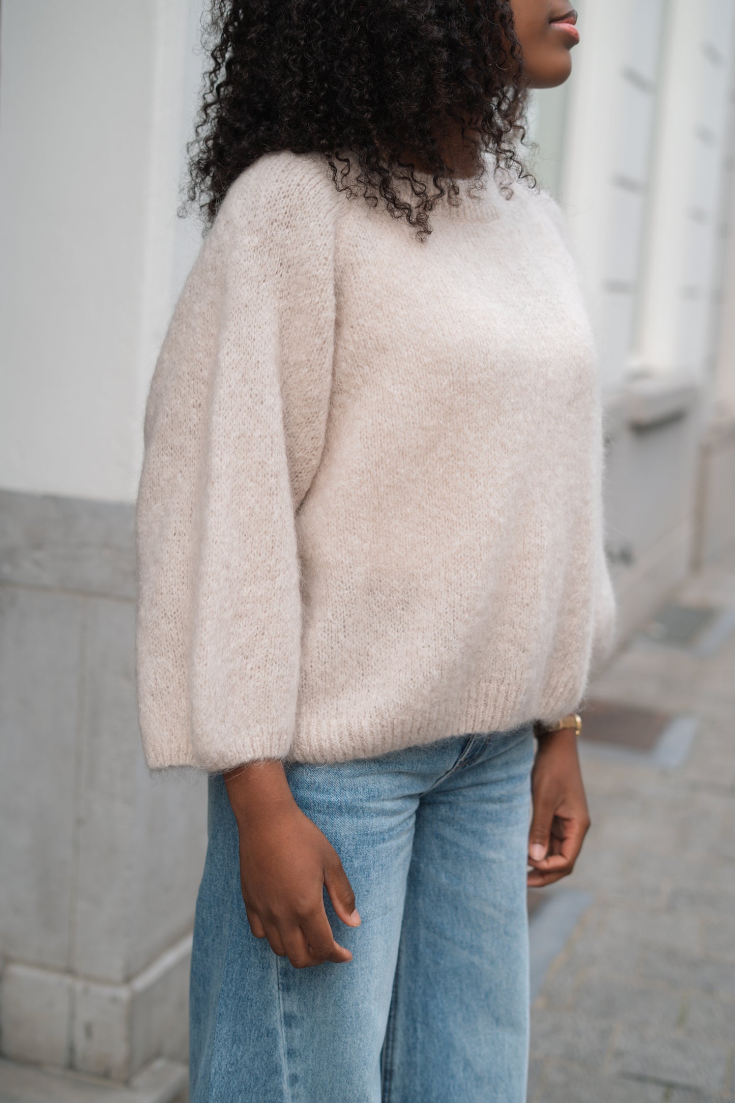 Marie knitwear latté