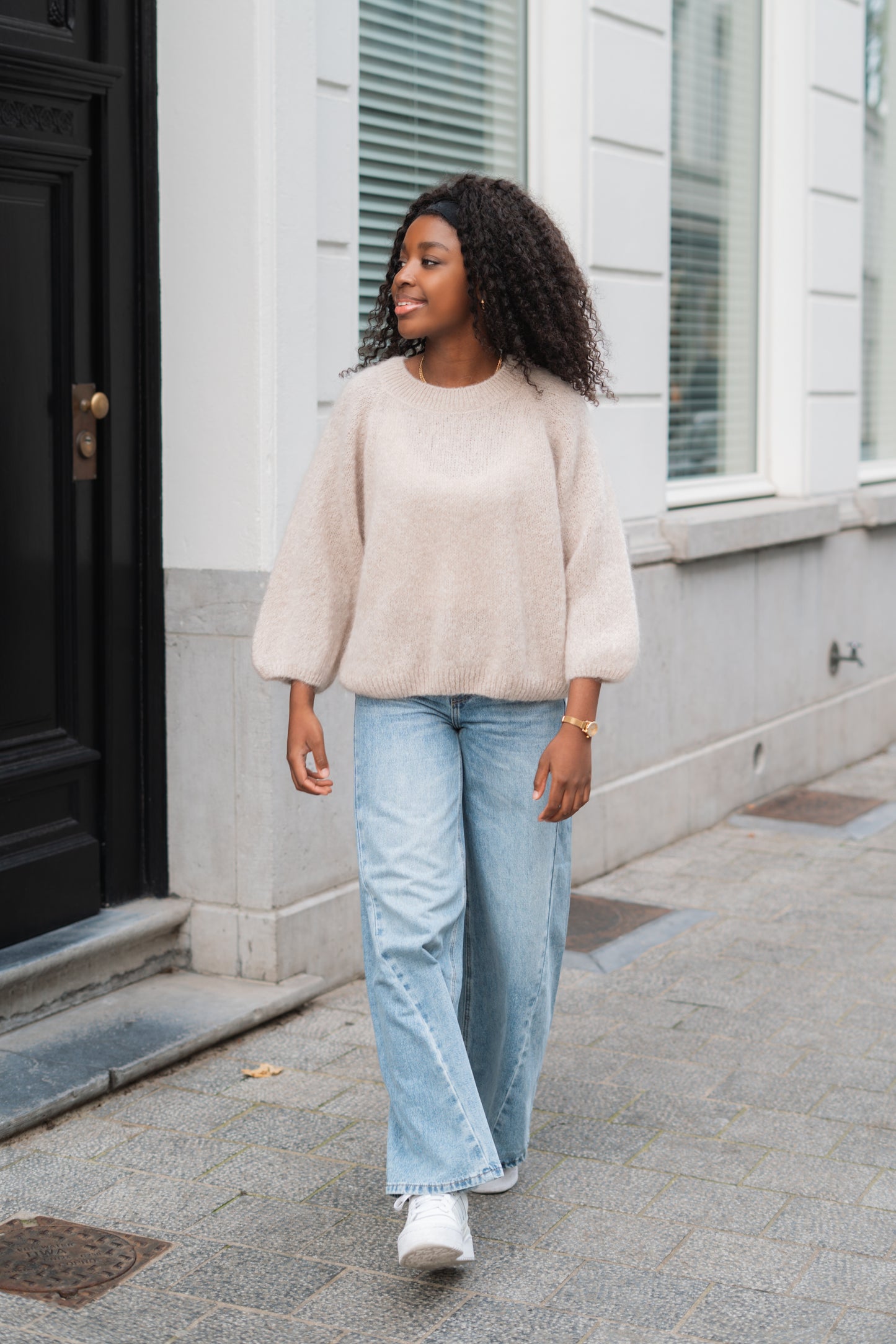 Marie knitwear latté