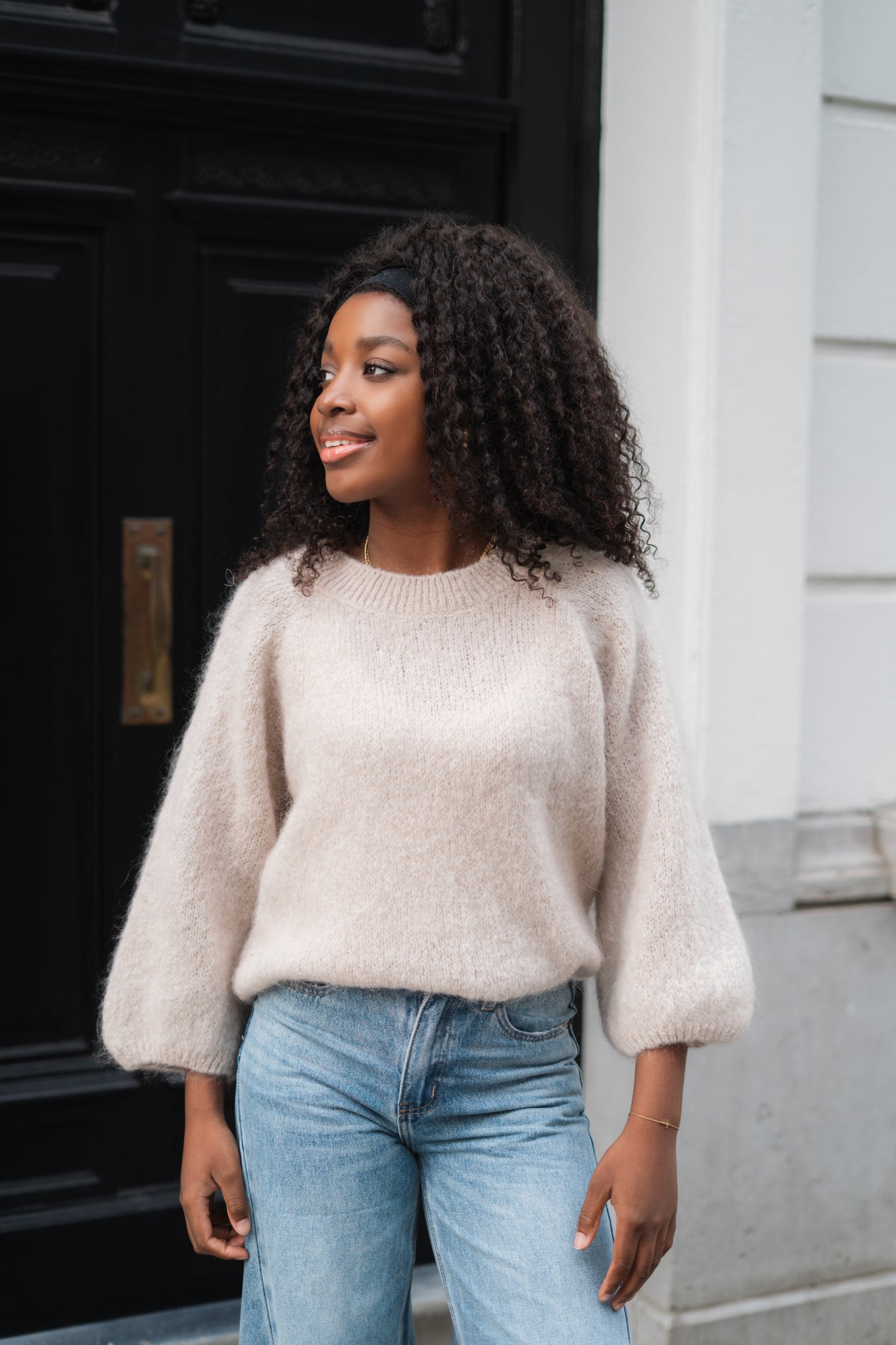 Marie knitwear latté