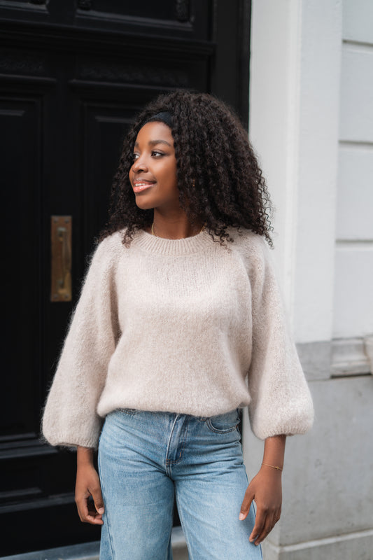 Marie knitwear latté