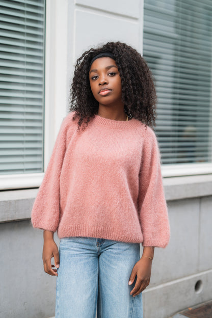 Marie knitwear salmon