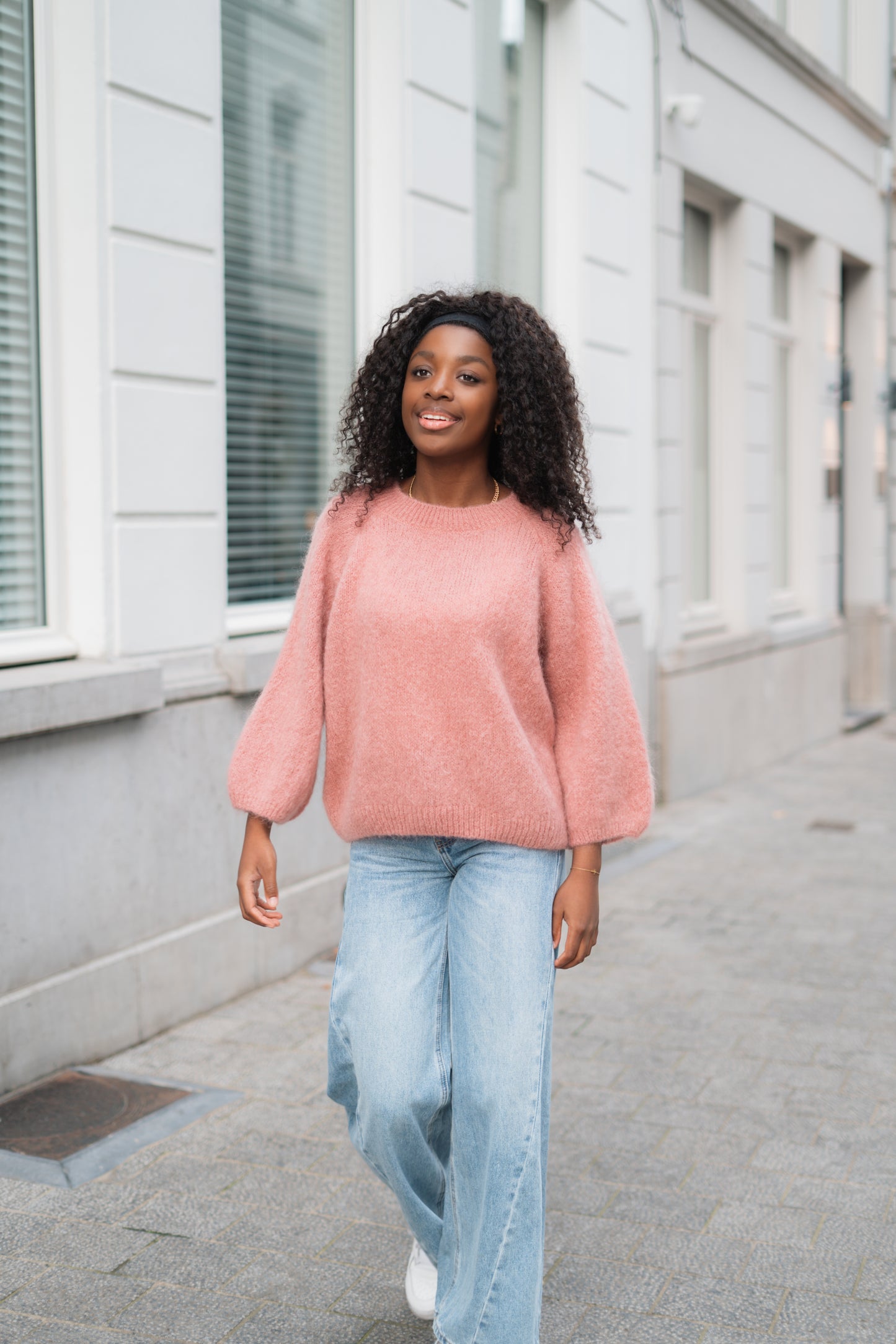 Marie knitwear salmon