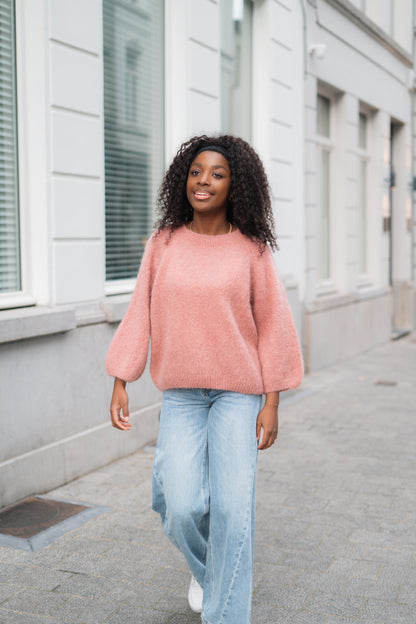 Marie knitwear salmon