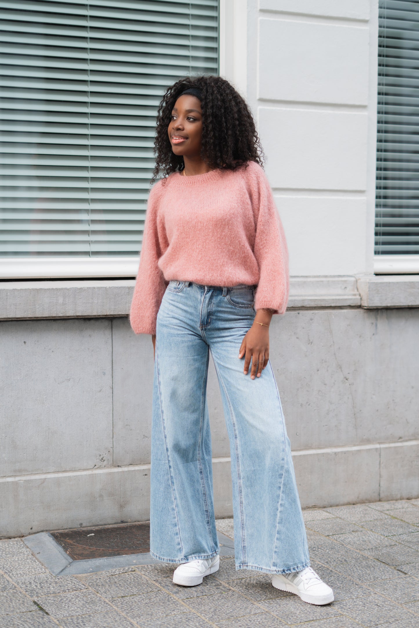 Marie knitwear salmon