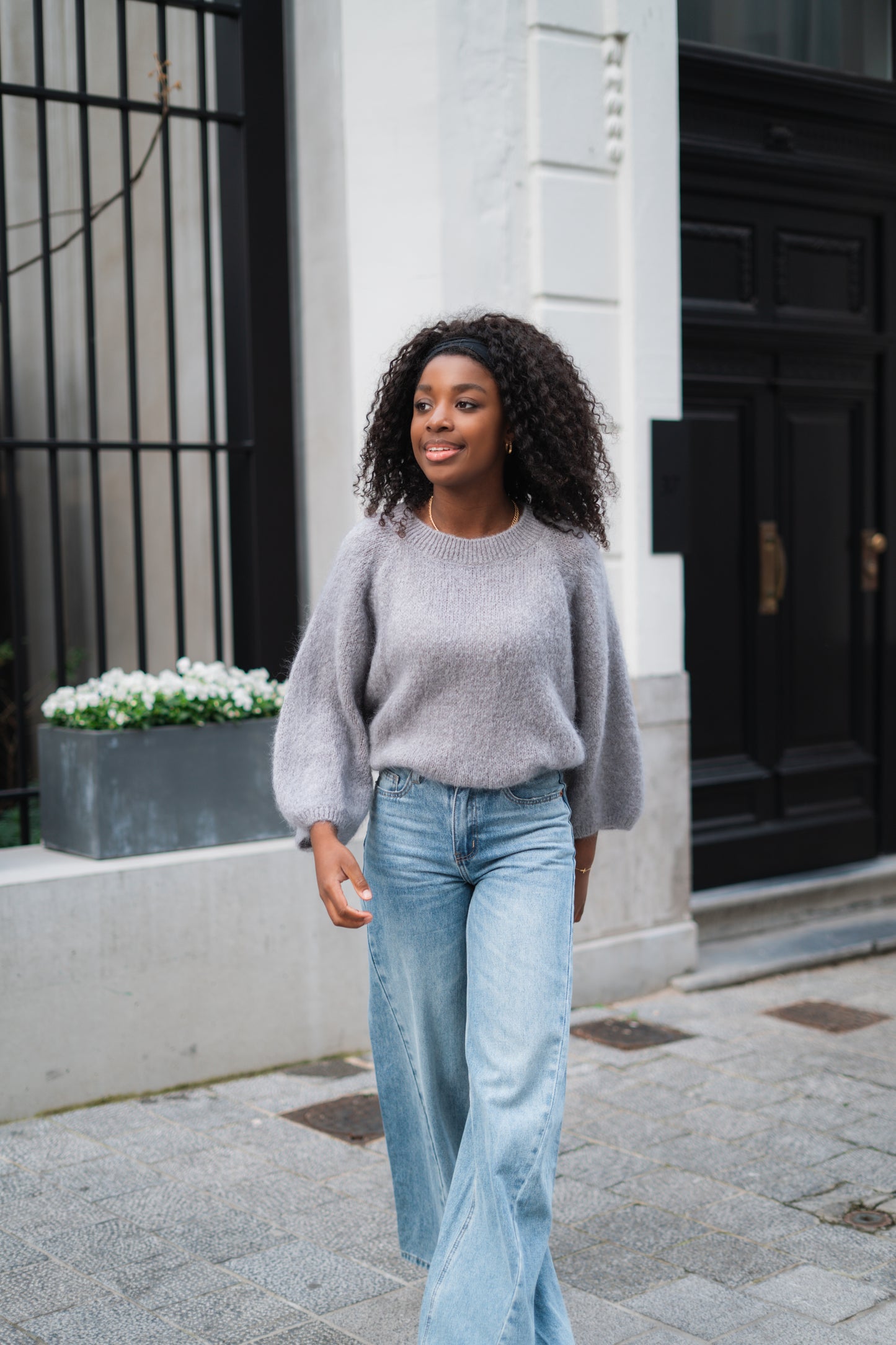 Marie knitwear lichtgrijs