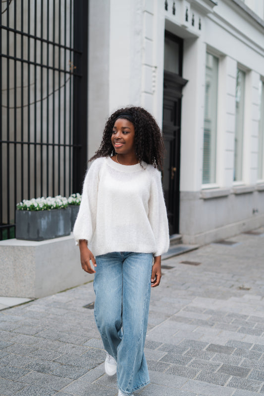 Marie knitwear wit