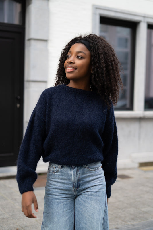 Claire knitwear marine