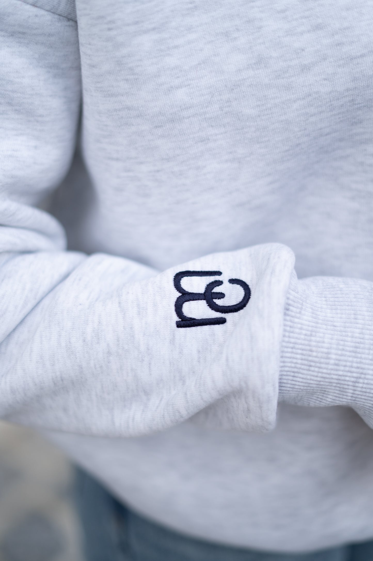 Sarah MC sweater lichtgrijs