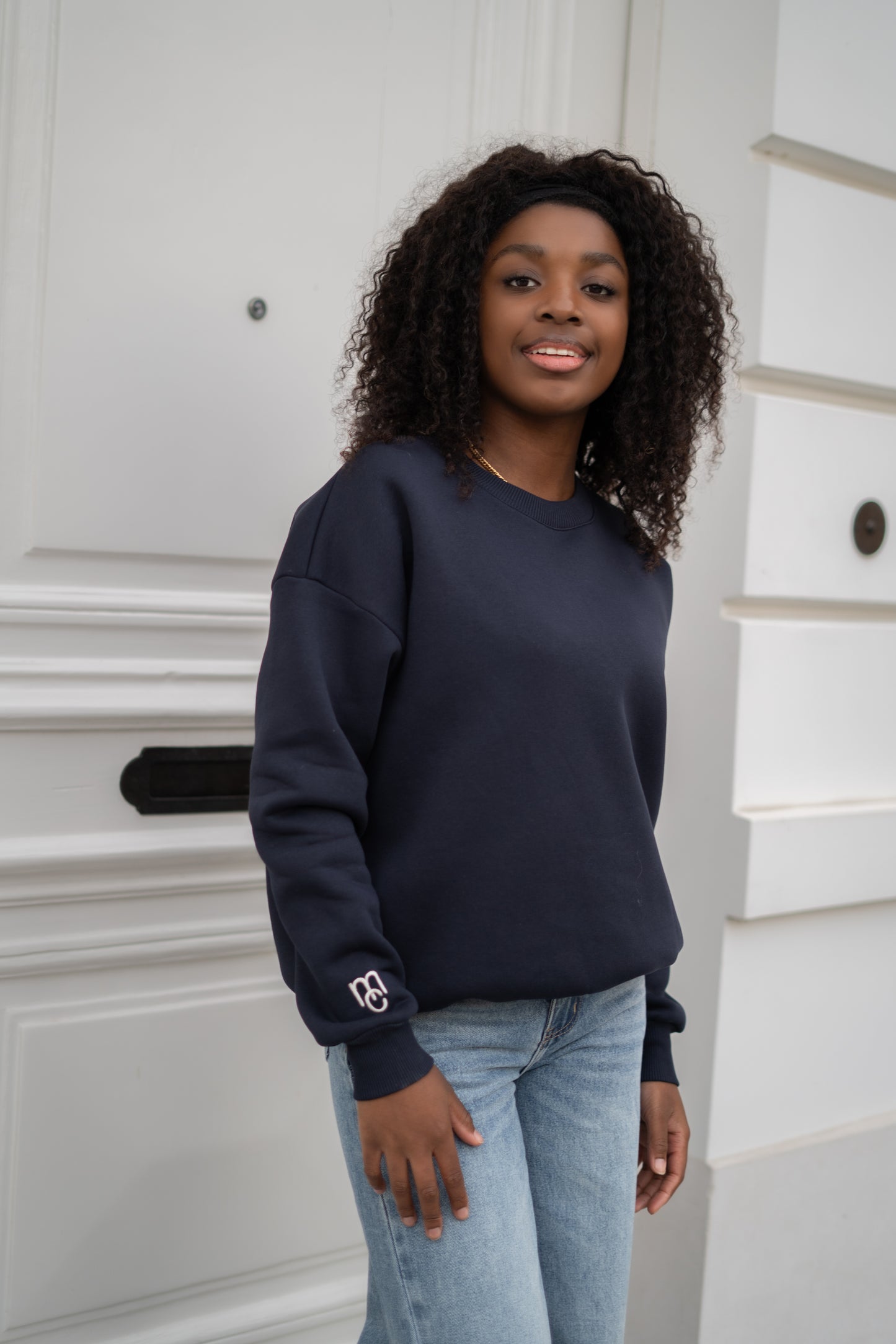 Sarah MC sweater marine