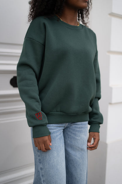 Sarah MC sweater bottle green