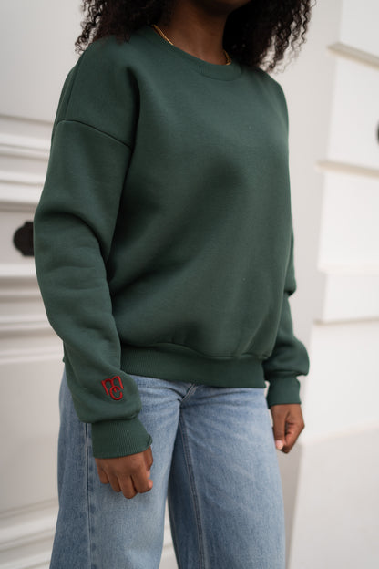 Sarah MC sweater bottle green