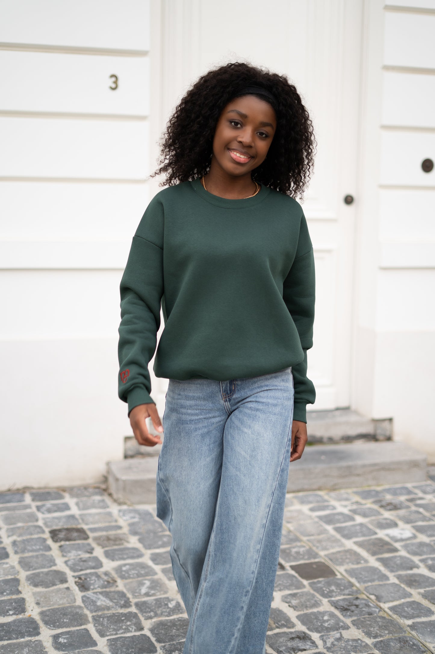 Sarah MC sweater bottle green