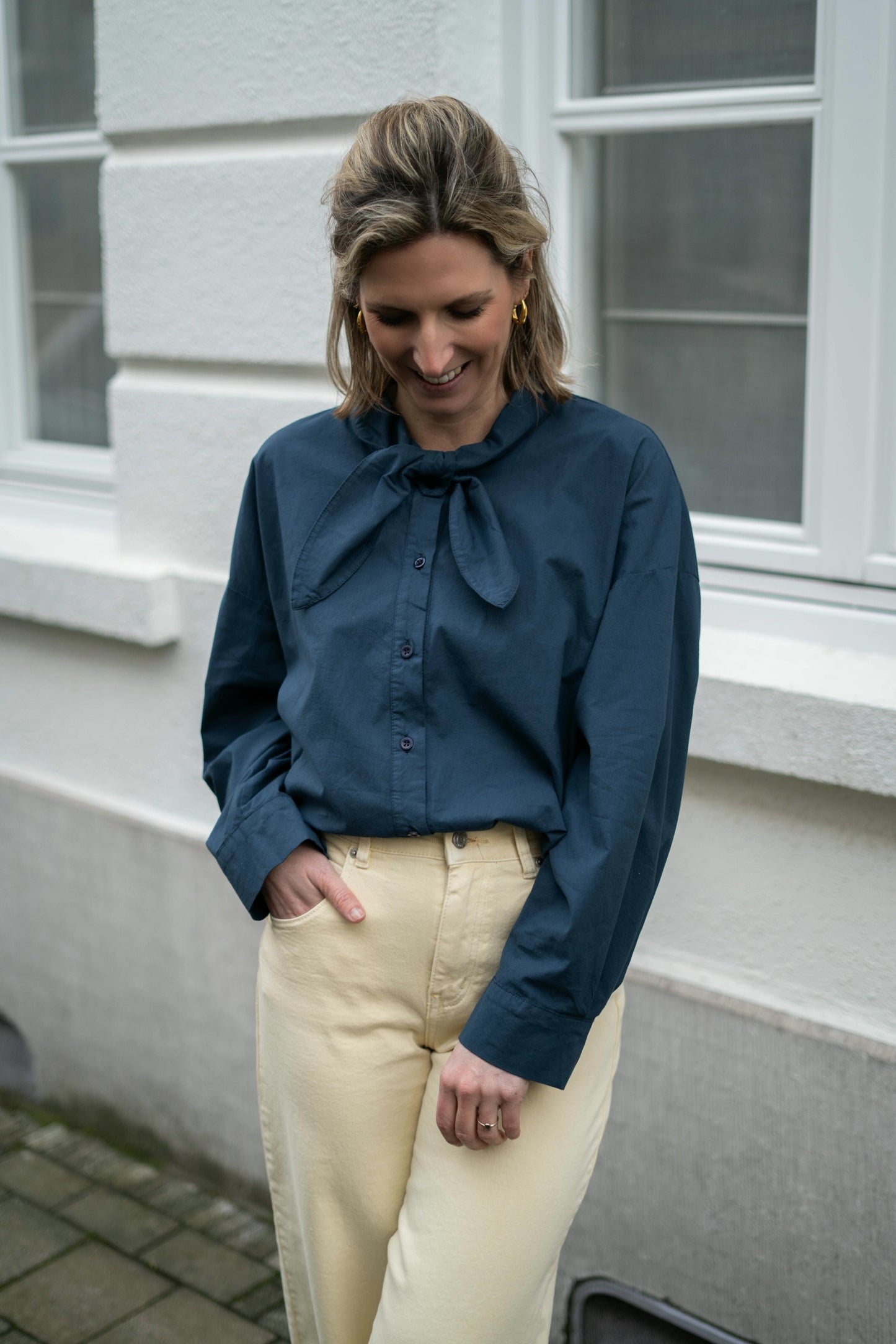 Leontine blouse marine