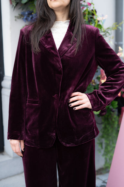 Faustin blazer burgundy