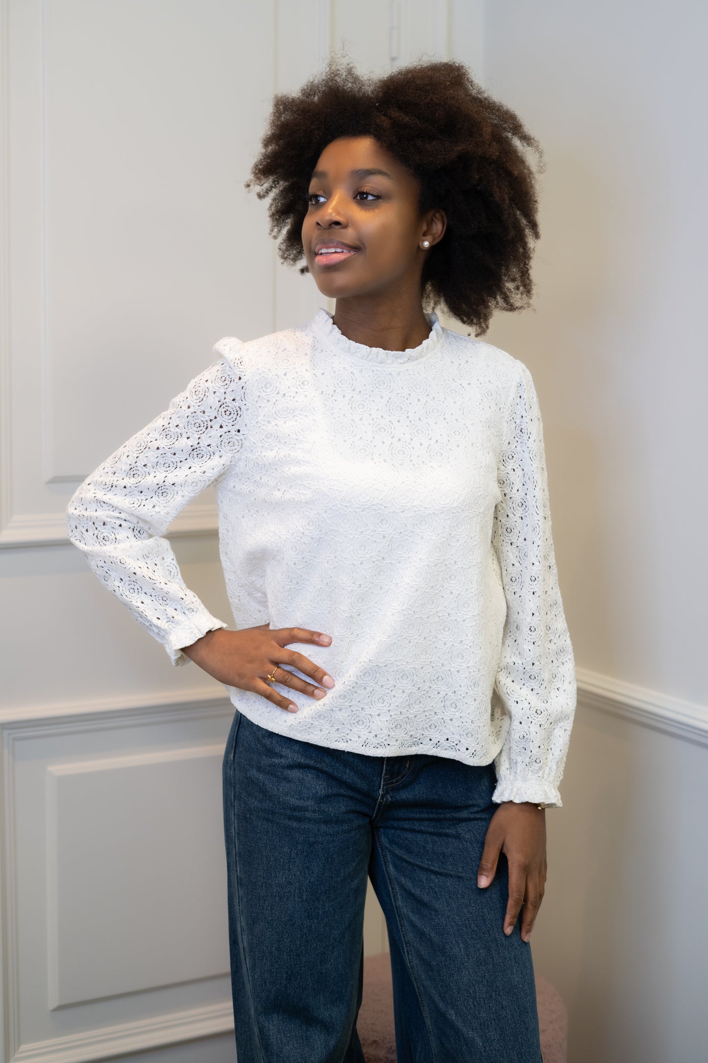 Hélène blouse wit