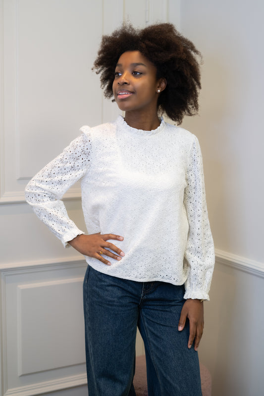 Hélène blouse wit