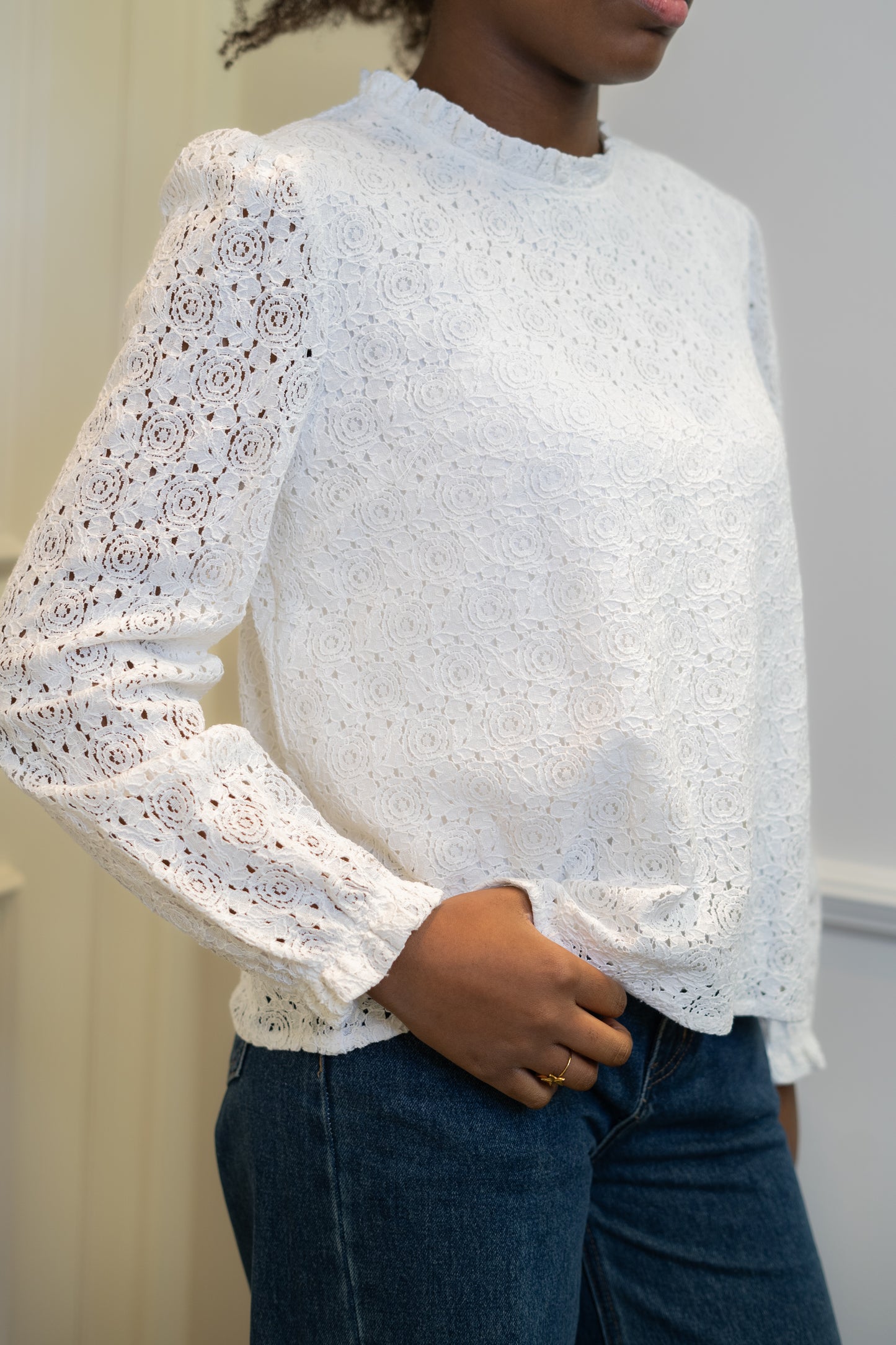 Hélène blouse wit