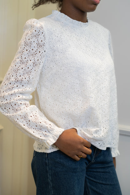Hélène blouse wit