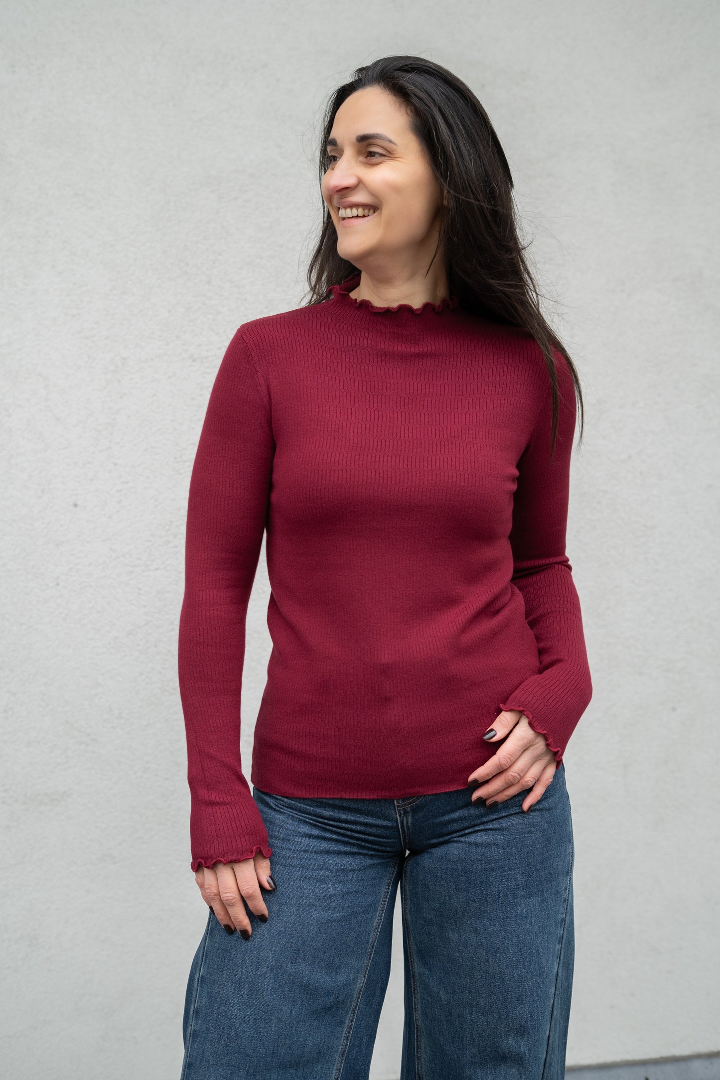 Manon souspull burgundy