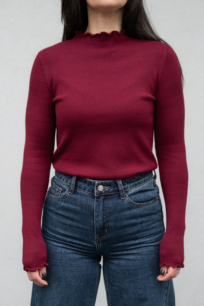 Manon souspull burgundy