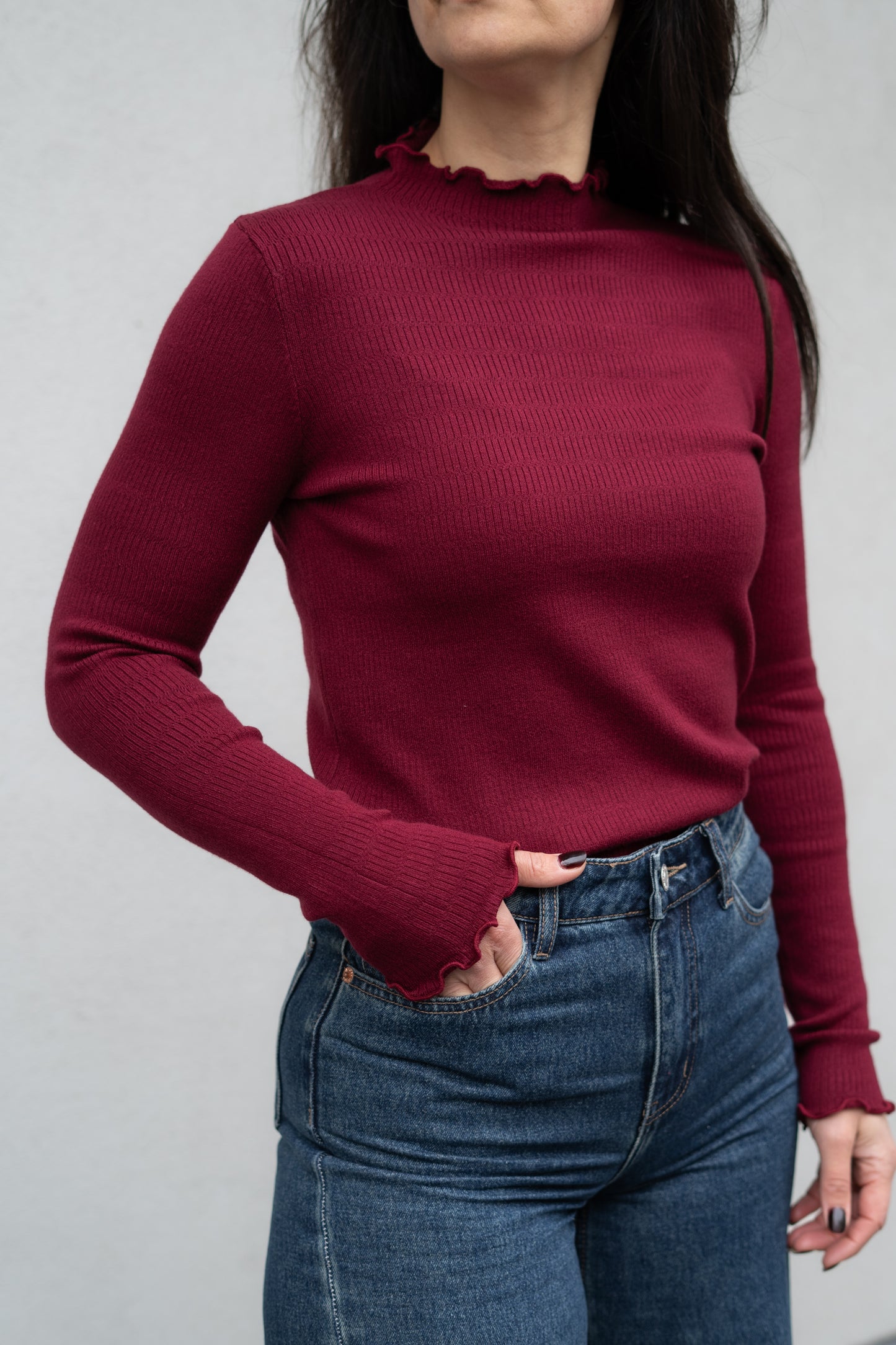 Manon souspull burgundy