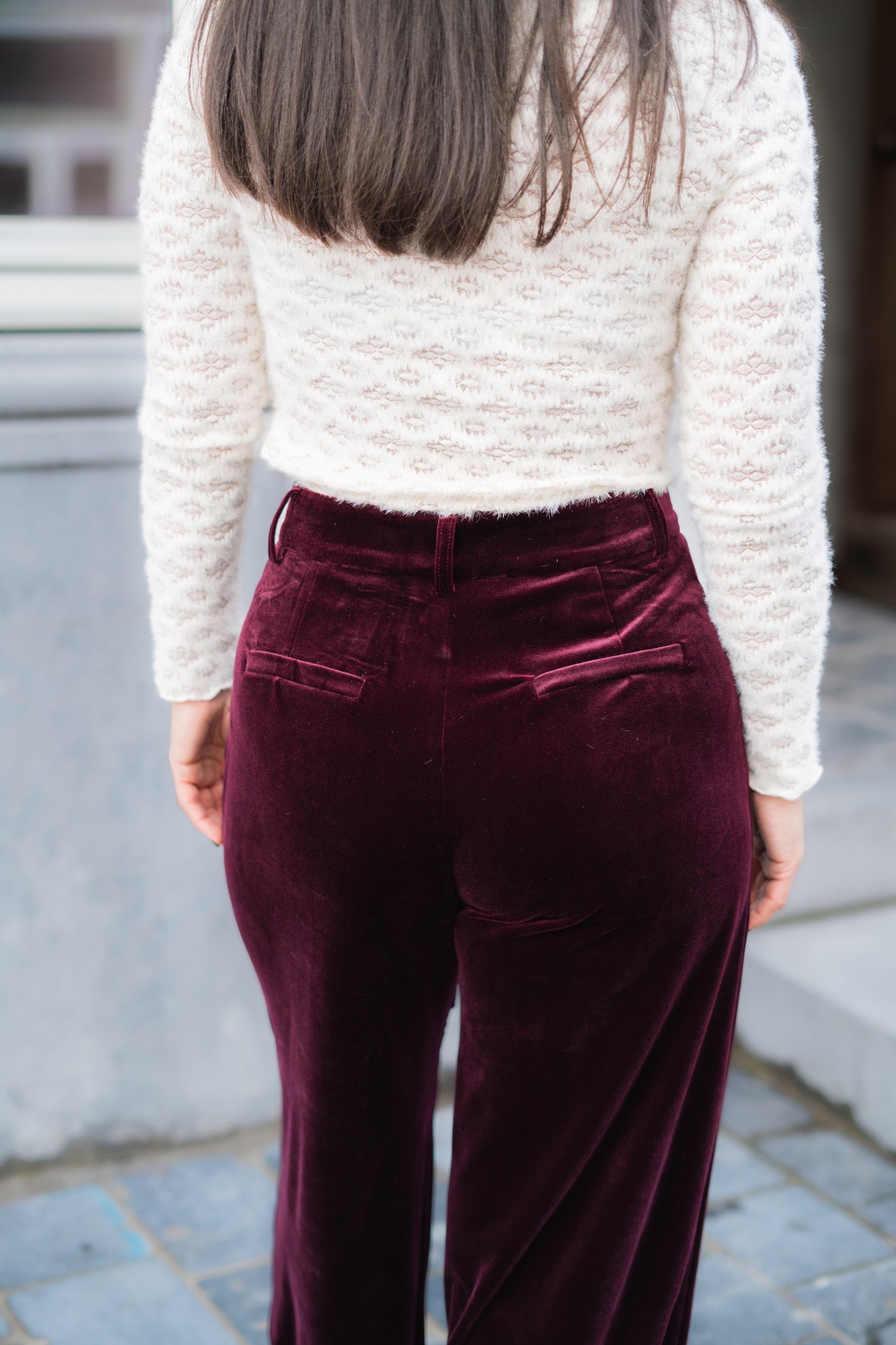 Felice broek burgundy