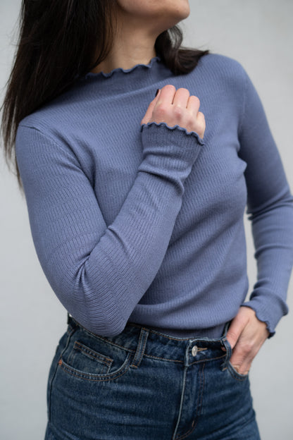 Manon souspull blauw