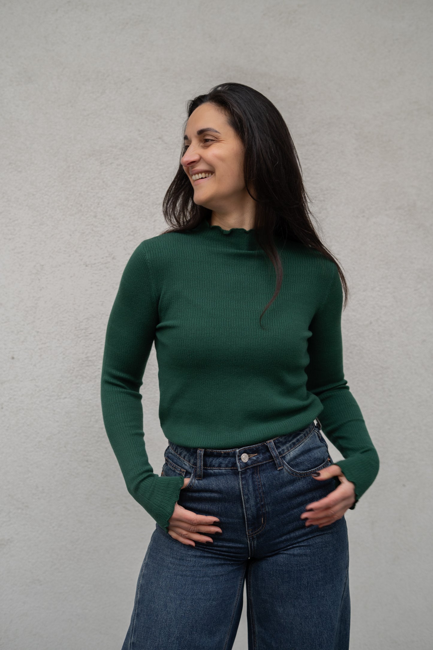 Manon souspull bottle green