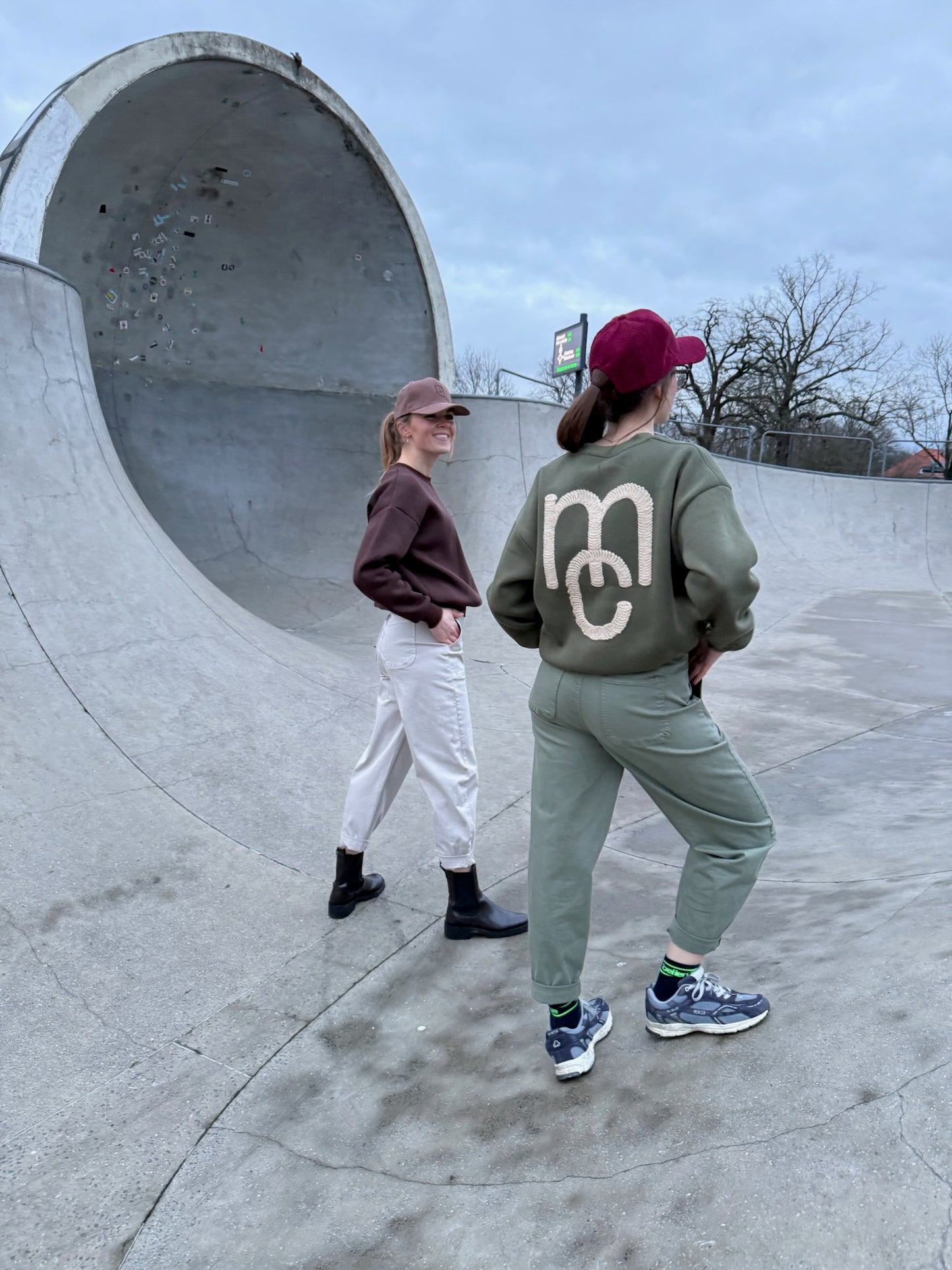 MC sweater kaki/beige