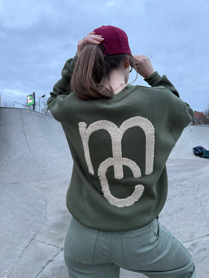 MC sweater kaki/beige