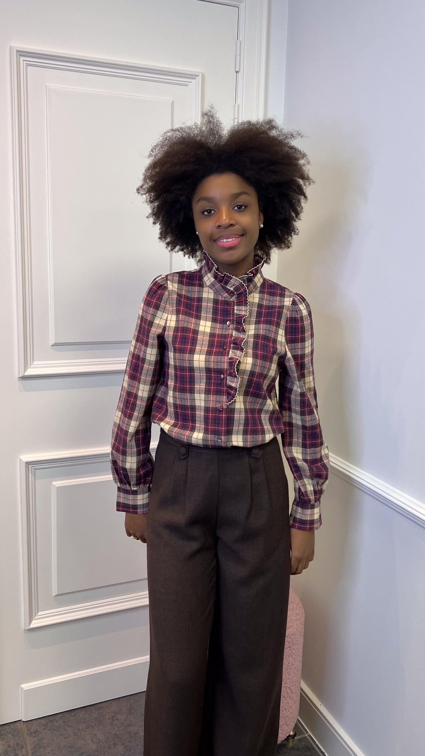 Nina blouse bordeaux