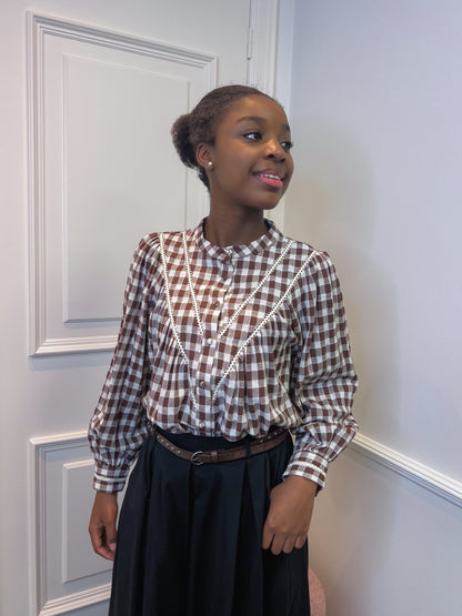 Blouse Esmée choco