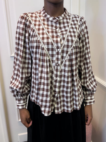 Blouse Esmée choco
